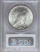 1927 - D $1 Peace Dollar Pcgs Ms61 - White Coin Dollars photo 1