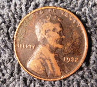 1932 Lincoln Wheat Cent photo