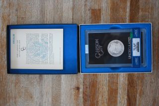 Gsa 1881 - Cc Ms 65 Cac Morgan Silver Dollar photo