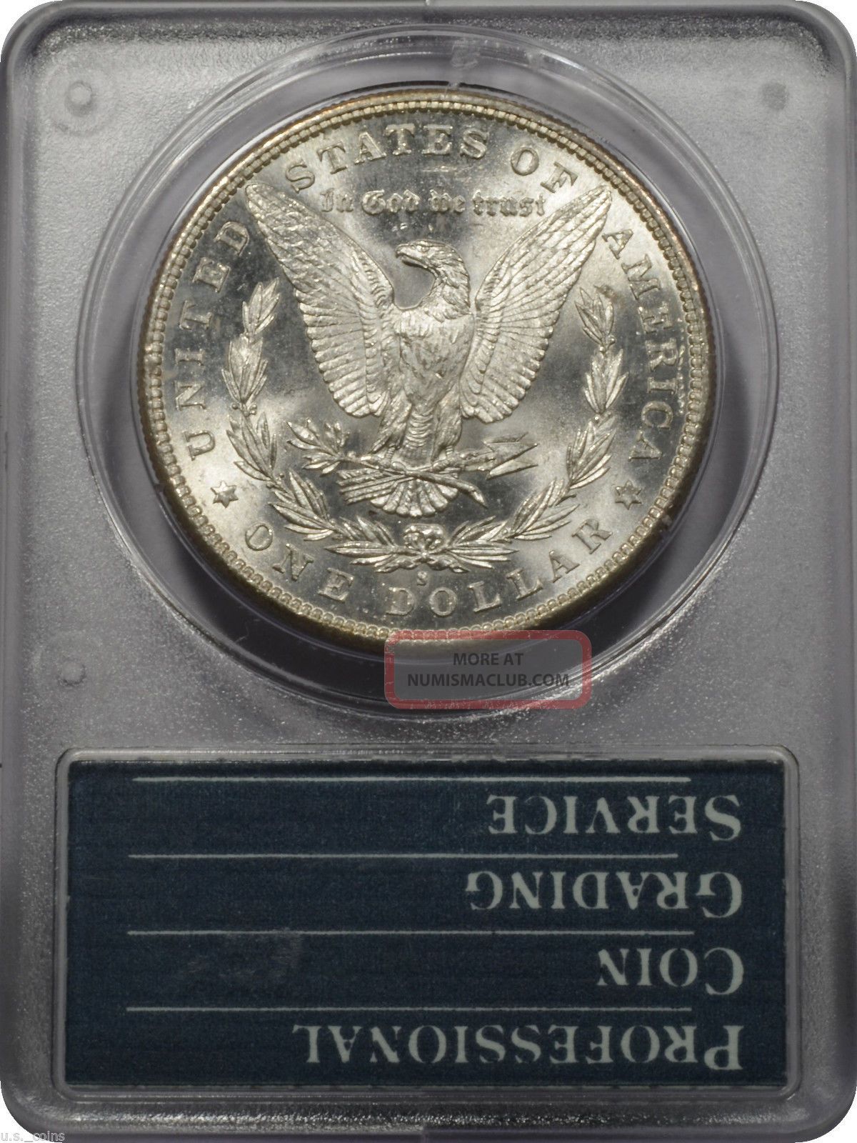 1881 - S $1 Morgan Silver Dollar Pcgs Ms65 Cac Rattler Pq++