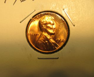 1968 - P Lincoln Memorial Cent Bu Red Us Coin Time To Fill Your Spots photo