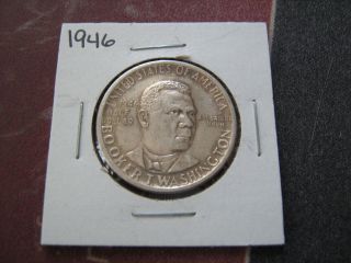 1946 Booker T Washington Silver Half Dollar 6 Details photo