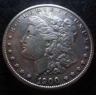1900 - S Morgan Silver Dollar - A Choice Xf+ Semi - Key From The San Francisco photo