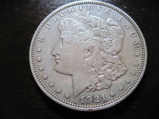 1921 D Morgan Silver Dollar Coin photo