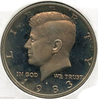 1983 - S Kennedy Proof Half Dollar - San Francisco - Kq634 photo