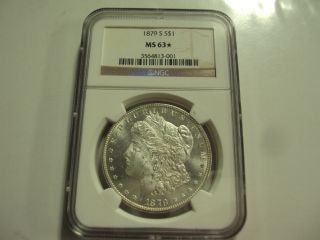 Coinhunters - 1879 - S Morgan Silver Dollar - Ngc Ms 63 Star photo
