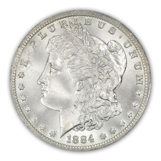 1884 - O $1 Morgan Dollar Pcgs Ms66+ (cac) Plus 1172 - 33 photo