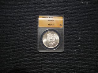 1883 - O Morgan Silver Dollar Ms 64 photo