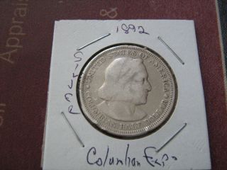 1892 Columbian Expo Silver Half Dollar Details 1 photo