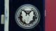 1999 - P American Eagle One Ounce Proof Silver Dollar W/ & Box Commemorative photo 2
