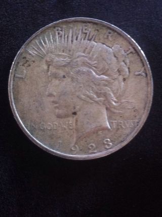 1923 - P $1 Peace Dollar. photo