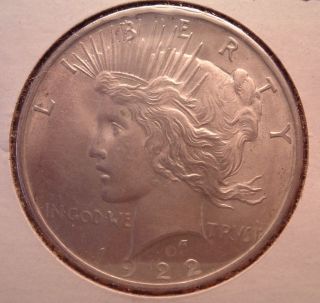 1922 Peace Silver Dollar - - photo
