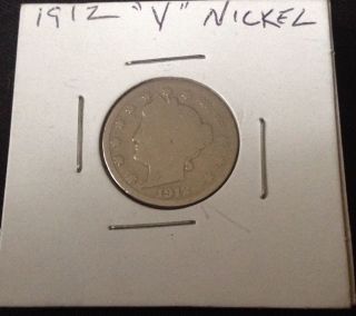1912 Liberty Head V Nickel Philadelphia.  Coin, photo
