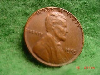 1955 Lincoln Wheat Penny,  
