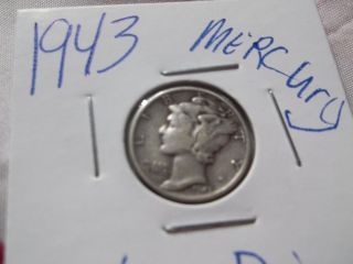 1943 Mercury Silver Dime photo