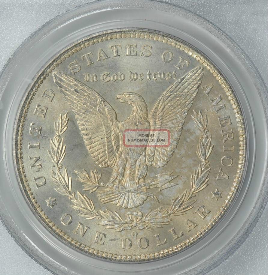 1885 - O Morgan Silver Dollar $1 Pcgs Ms63