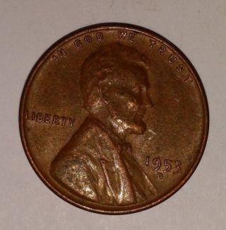 1953 - D 1953 D Wheat Penny Lincoln Cent photo