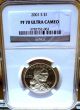 2001 - S Ngc Pf70 Ultra Cameo Sacagawea Golden Dollar $1 Dollars photo 2