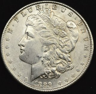 1889 $1 Morgan Silver Dollar - Cartwheel Luster - 1237 photo