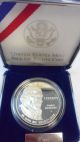 1993 U.  S.  Bill Of Rights Commemorative Silver Dollar Proof Coin Commemorative photo 2
