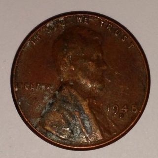 1948 - D 1948 D Wheat Penny Lincoln Cent photo