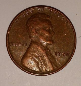 1952 Wheat Penny Lincoln Cent photo