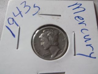 1943s Mercury Silver Dime photo
