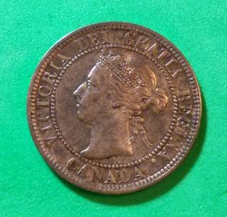1897 Canada Cent Red/brown Large Cent Low Mintage Eye Appeal photo