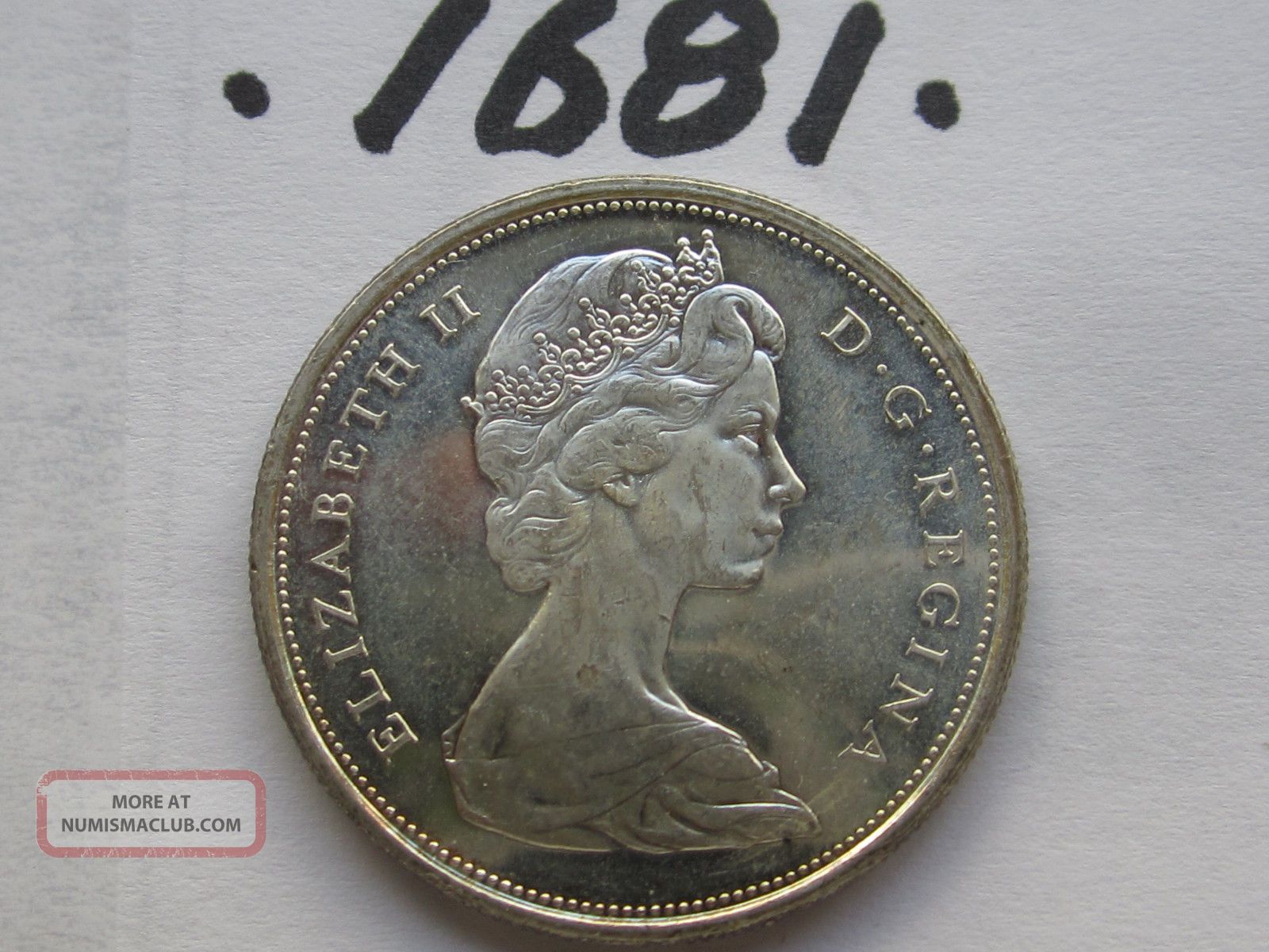1867 - 1967 Canadian 50c Silver Coin Ungraded Circulated Item 1681 Coins: Canada photo