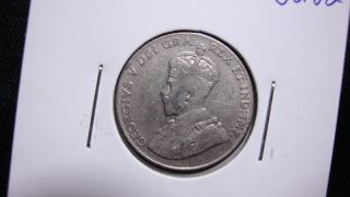 1927 5c Canada 5 Cents,  King George V Nickel,  Canadian,  3282 photo
