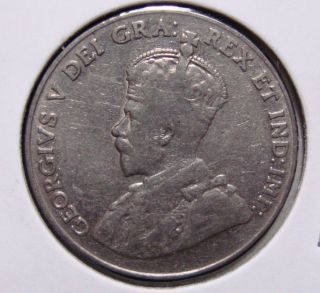 1929 5c Canada 5 Cents,  King George V Nickel,  Canadian,  3385 photo