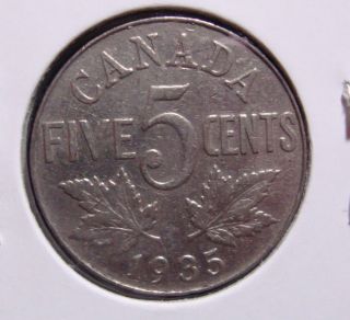 1935 5c Canada 5 Cents,  King George V Nickel,  Canadian,  3493 photo