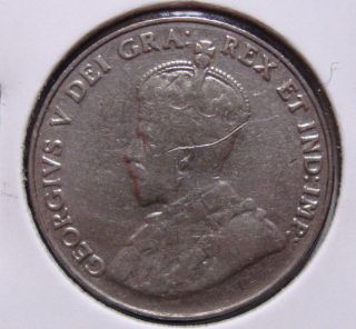 1931 5c Canada 5 Cents,  King George V Nickel,  Canadian,  3413 photo