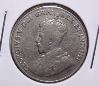 1928 5c Canada 5 Cents,  King George V Nickel,  Canadian,  3336 photo