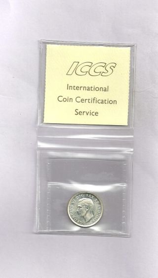 1947 Ml 80% Silver Canada 25 Cent Ms - 64 Iccs Trends @ $70.  00 photo