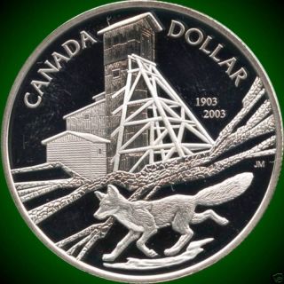 2003 Canada Proof Silver Collector Dollar (25.  175 Grams.  925 Silver) No Tax photo