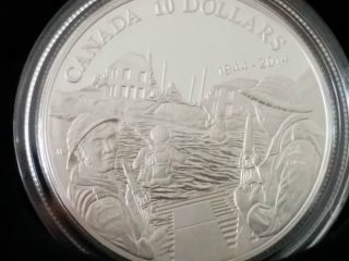 Have In Hand - 2014 Canada 70th Anniversary Of D - Day Fine Silver Coin photo