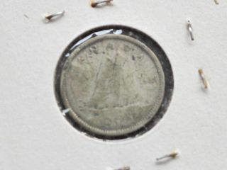 1939 Canada George Vi Silver Ten Cents Coin D0626 photo