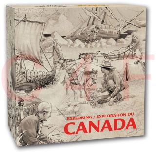 2014 - First In Series - Exploring Canada: The Voyageurs - $15 Fine Silver Coin photo