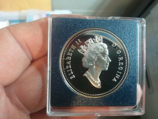 1990 Henry Kelsey 300th Anniversary Silver Proof Canadian Coin. .  Actual Photos photo