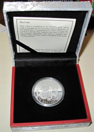 2012 Canada $15 Dollars Lunar Year Dragon - Proof 9999 Silver 12/48888 photo