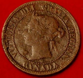 1876 H Canada Large Cent - 132 - photo