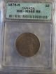 1876 H Canada Large Cent.  Icg Ms - 65 Coins: Canada photo 2