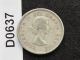 1960 Canada Twenty Five 25 Cents 80% Silver Coin D0637 Coins: Canada photo 1