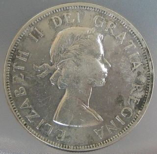 Canada 1963 Silver Dollar Extra Fine Ta26 photo