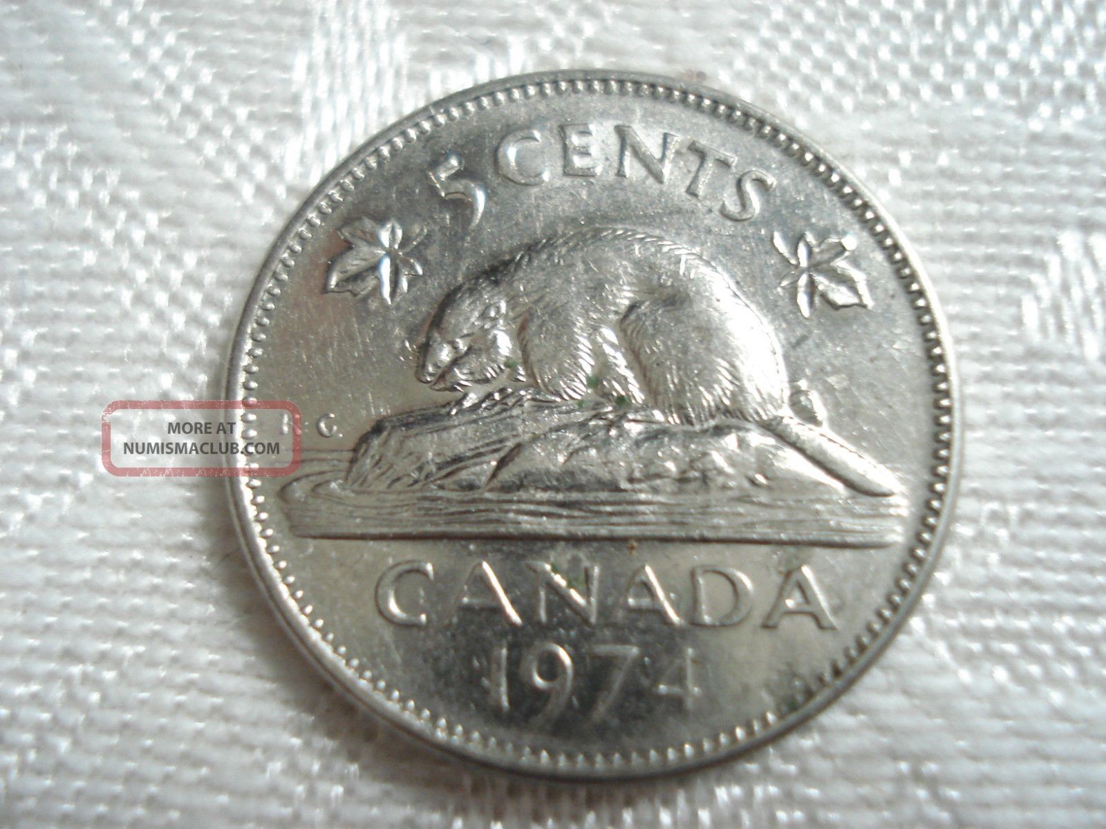 Canadian Nickel - 1974 - Initials K G On Coin - Circulated - Coins: Canada photo