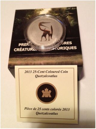 2013 Prehistoric Creature - Gitd Coin Quetzalcoatlus+tylosaurus - Ready To Ship photo
