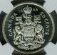 1966 Canada 50 Cents Ngc Pl67 Cameo 2nd Finest Graded 0122 Coins: Canada photo 2