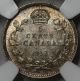 1913 Ngc Ms 62 Canada Silver 5 Cents (half Dime) King George V Bu Uncirculated Coins: Canada photo 1