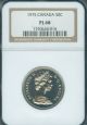 1975 Canada 50 Cents Ngc Pl68 Finest Graded Pop - 2 Coins: Canada photo 1